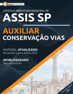 Apostila Auxiliar Conservação de Vias Assis SP 2022