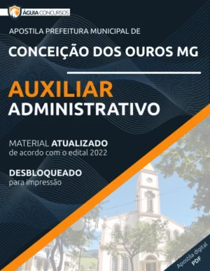 Apostila Auxiliar Administrativo Pref Conceição dos Ouros MG 2022