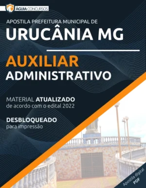 Apostila Auxiliar Administrativo Pref Urucânia MG 2022
