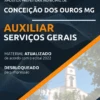 Apostila Auxiliar Serviços Gerais Pref Conceição dos Ouros MG 2022