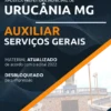 Apostila Auxiliar Serviços Gerais Pref Urucânia MG 2022