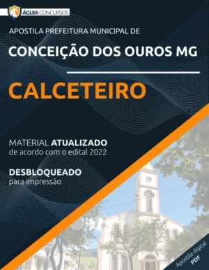 Apostila Calceteiro Pref Conceição dos Ouros MG 2022