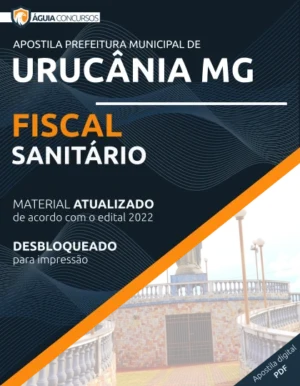 Apostila Fiscal Sanitário Pref Urucânia MG 2022
