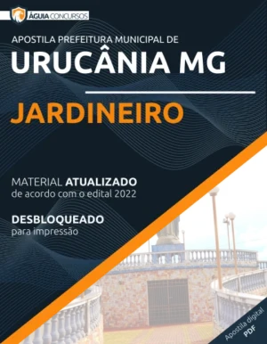 Apostila Jardineiro Concurso Pref Urucânia MG 2022