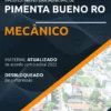 Apostila Mecânico Pref Pimenta Bueno RO 2022