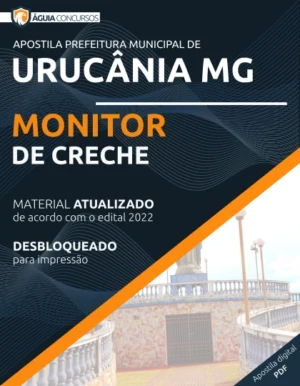 Apostila Monitor de Creche Pref Urucânia MG 2022