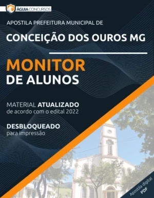 Apostila Monitor de Alunos Conceição dos Ouros MG 2022