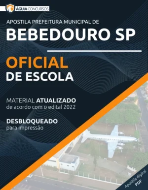 Apostila Oficial de Escola Pref Bebedouro SP 2022