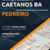 Apostila Pedreiro Concurso Pref Caetanos BA 2022