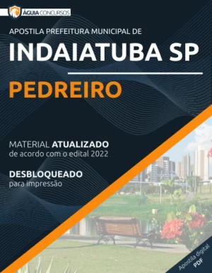 Apostila Pedreiro Concurso Pref Indaiatuba SP 2022