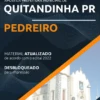 Apostila Pedreiro Concurso Pref Quitandinha PR 2022