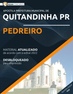 Apostila Pedreiro Concurso Pref Quitandinha PR 2022