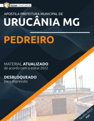 Apostila Pedreiro Concurso Pref Urucânia MG 2022