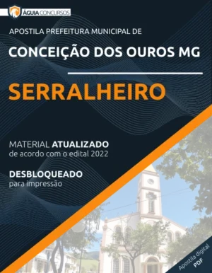 Apostila Serralheiro Pref Conceição dos Ouros MG 2022