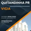 Apostila Vigia Concurso Pref Quitandinha PR 2022