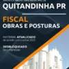Apostila Fiscal Obras e Posturas Pref Quitandinha PR 2022