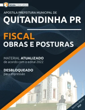 Apostila Fiscal Obras e Posturas Pref Quitandinha PR 2022