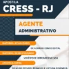 Apostila Concurso CRESS RJ 2022 Agente Administrativo