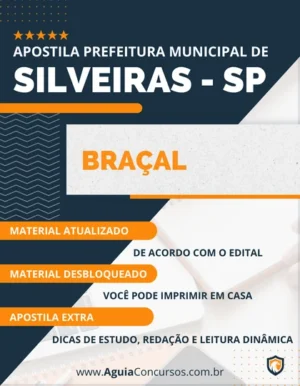 Apostila Concurso Pref Silveiras SP 2022 Braçal