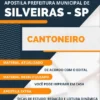 Apostila Concurso Pref Silveiras SP 2022 Cantoneiro