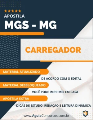 Apostila Concurso MGS MG 2022 Carregador