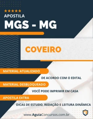 Apostila Concurso MGS MG 2022 Coveiro