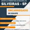 Apostila Concurso Pref Silveiras SP 2022 Encarregado de Equipe