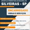 Apostila Pref Silveiras SP 2022 Encarregado Obras e Serviços