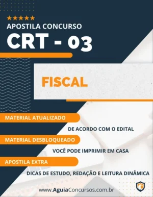 Apostila Concurso CRT 03 2022 Fiscal