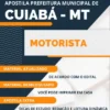 Apostila Concurso Pref Cuiabá MT 2022 Motorista