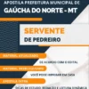 Apostila Pref Gaúcha do Norte MT 2022 Servente de Pedreiro