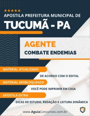 Apostila Pref Tucumã PA 2022 Agente Combate Endemias