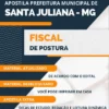 Apostila Pref Santa Juliana MG 2022 Fiscal de Postura