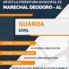 Apostila Pref Marechal Deodoro AL 2022 Guarda Civil