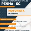Apostila Concurso Pref Penha SC 2022 Motorista de Ônibus