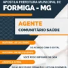 Apostila Pref Formiga MG 2022 Agente Comunitário de Saúde