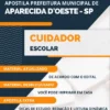 Apostila Pref Aparecida D'Oeste SP 2023 Cuidador Escolar