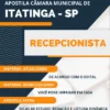 Apostila Concurso Câmara Itatinga SP 2023 Recepcionista