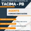 Apostila Agente Comunitário Saúde Pref Tacima PB 2023