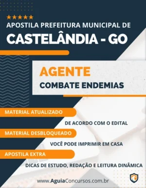 Apostila Agente Combate Endemias Pref Castelândia GO 2023