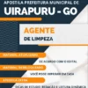 Apostila Agente Limpeza Prefeitura Uirapuru GO 2023