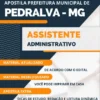 Apostila Assistente Administrativo Pref Pedralva MG 2023