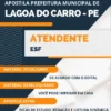Apostila Atendente ESF Pref Lagoa do Carro PE 2023