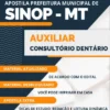 Apostila Auxiliar Consultório Dentário Pref Sinop MT 2023