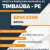 Apostila Educador Social Pref Timbaúba PE 2023