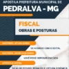 Apostila Fiscal Obras e Posturas Pref Pedralva MG 2023