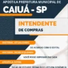 Apostila Intendente de Compras Pref Caiuá SP 2023