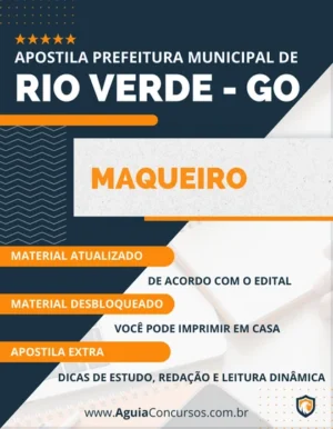 Apostila Maqueiro Concurso Prefeitura Rio Verde GO 2023