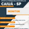 Apostila Monitor Concurso Pref Caiuá SP 2023