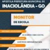 Apostila Monitor de Escola Pref Inaciolândia GO 2023